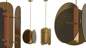 Arch Pendant Lamp 3D model