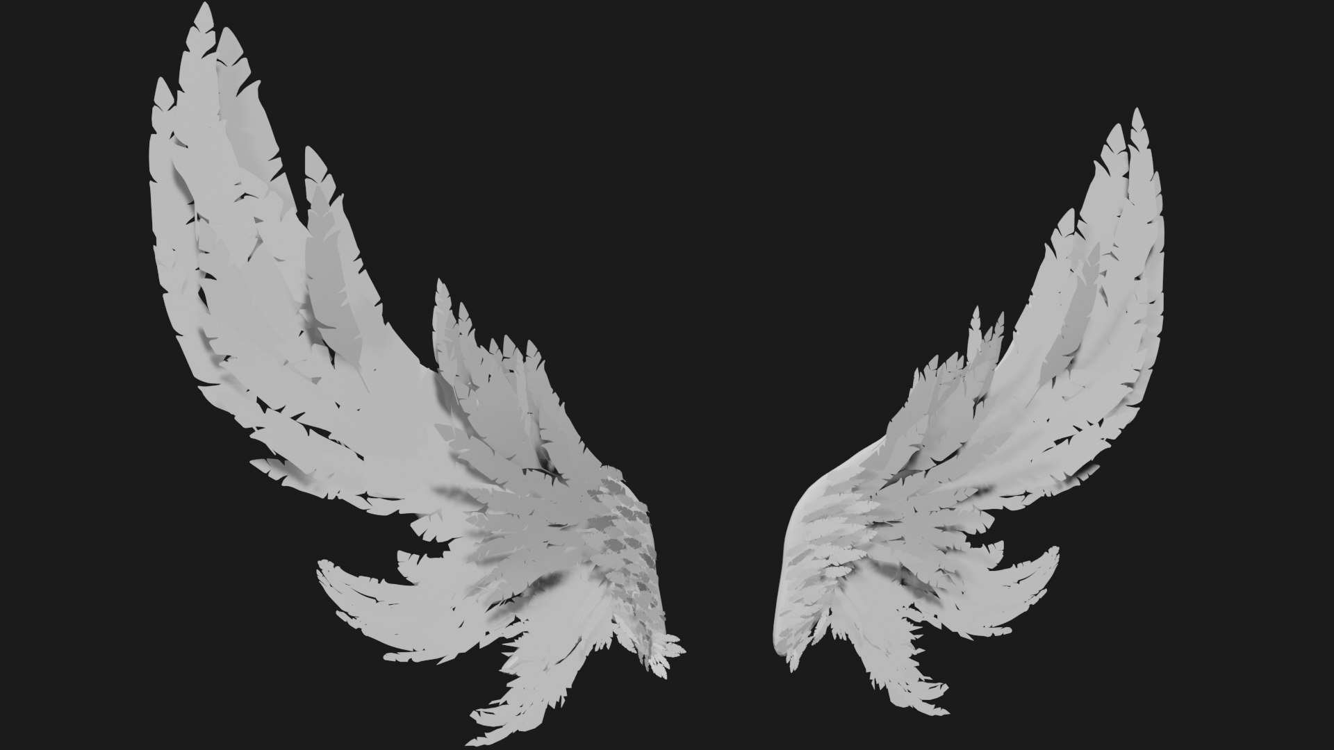 Angel Dove Wings 3D Model - TurboSquid 1840452