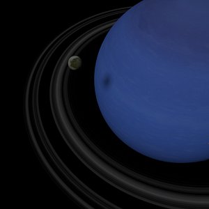realistic neptune 16k planet 3D model