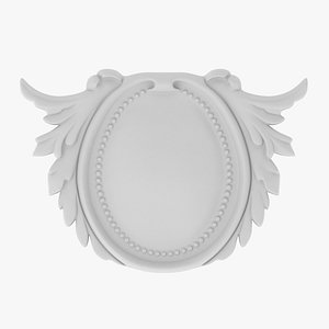 3D Cartouche Ornament 010