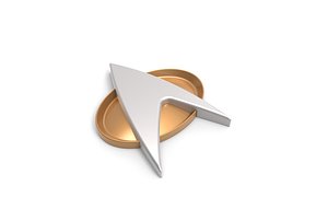Star Trek Next Generation Badge 3D model