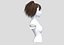 アップおさげのヘアスタイル