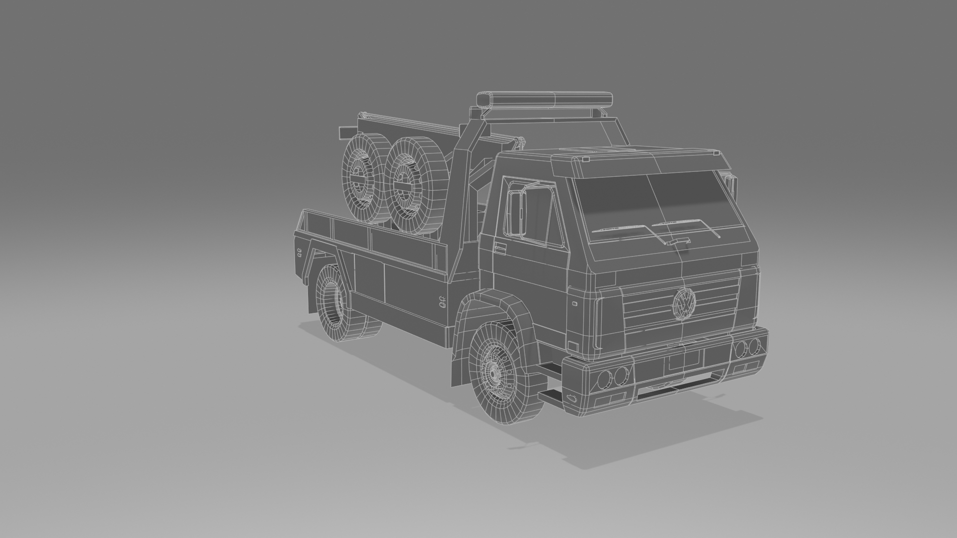 Caminhão volkswagen 17210 3D model - TurboSquid 1705258