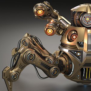 Spider Robot Mech Advanced - Rigged