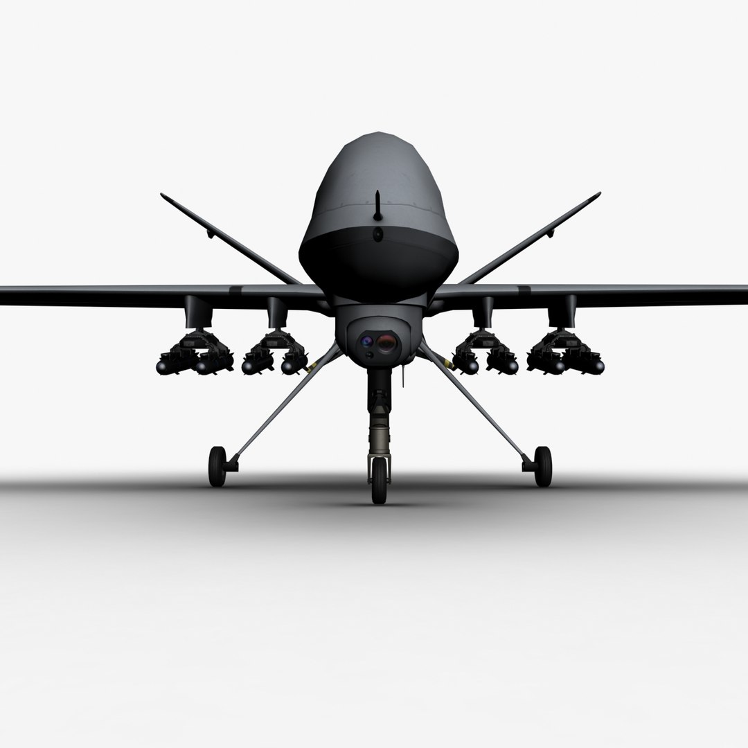 3d model general atomics mq-9 reaper