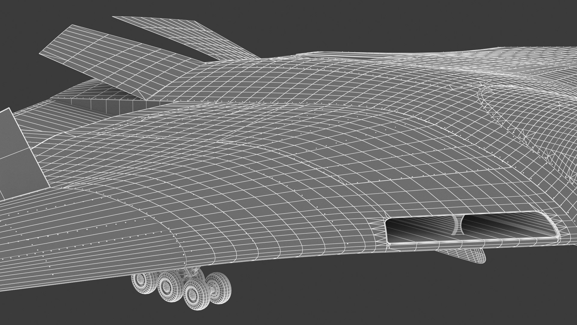 Tupolev PAK DA Low Poly PBR Realistic 3D - TurboSquid 2005378