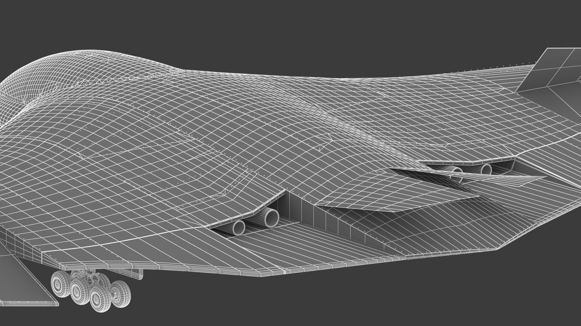 Tupolev PAK DA Low Poly PBR Realistic 3D - TurboSquid 2005378