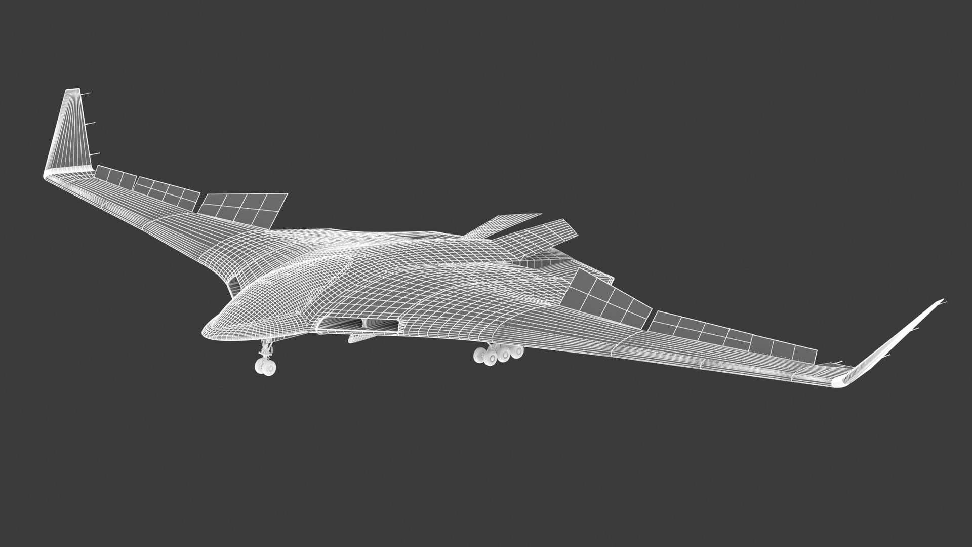 Tupolev PAK DA Low Poly PBR Realistic 3D - TurboSquid 2005378