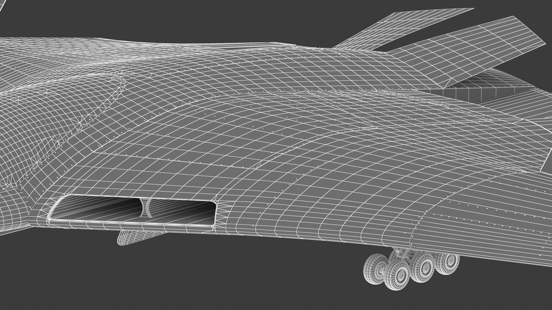 Tupolev PAK DA Low Poly PBR Realistic 3D - TurboSquid 2005378
