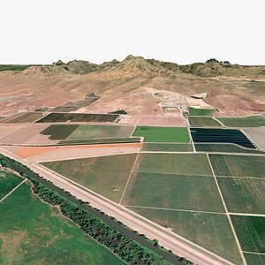 Sutter Butters Sutter County State of California US 3D model