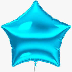 3D Star Balloon V9 model