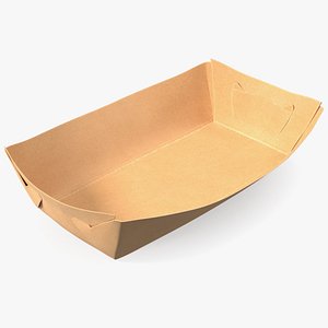 Disposable Brown Paper Food Tray
