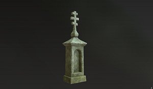 stone cross shrines - fbx free