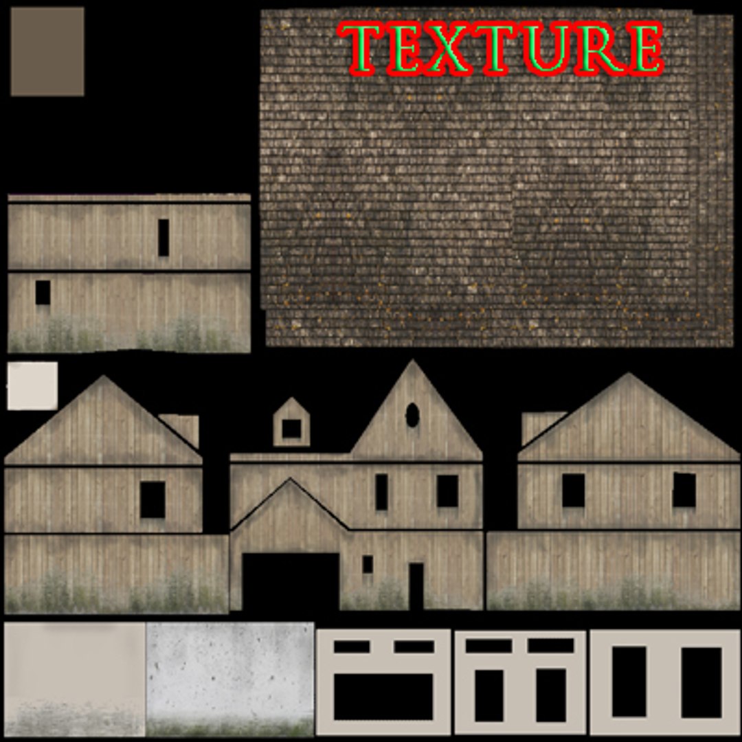 Wooden House 3d Max
