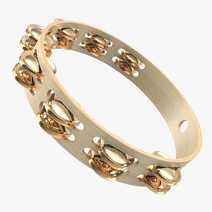 tambourine modeled 3d model