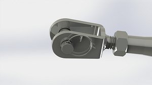 Turnbuckle M12x250 3D model