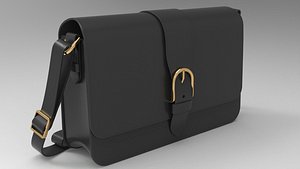 3D Handbag Purse Model 032 model