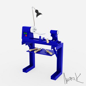 wood lathe 3ds