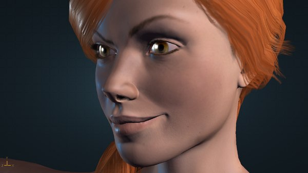 Girl Marlenne 3D model