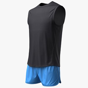 Tank Top and Shorts 2v Blue PBR