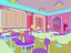 restaurant interior 3D model