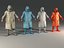 dead chemical attack pack 3D model