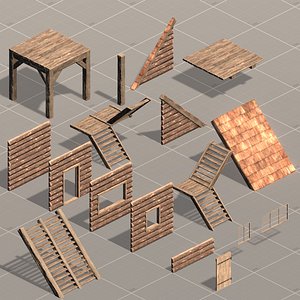 3D model modular base survival