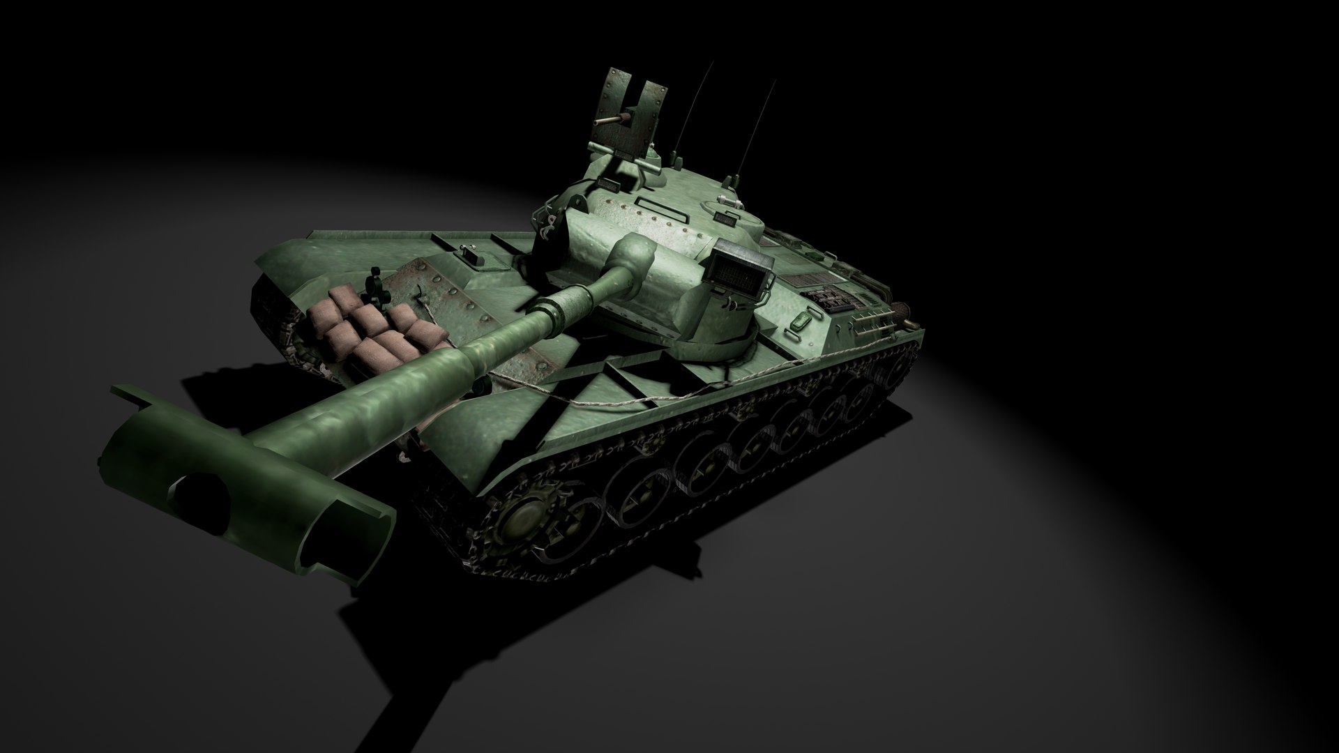 Sta-1 tank 3D model - TurboSquid 1317677