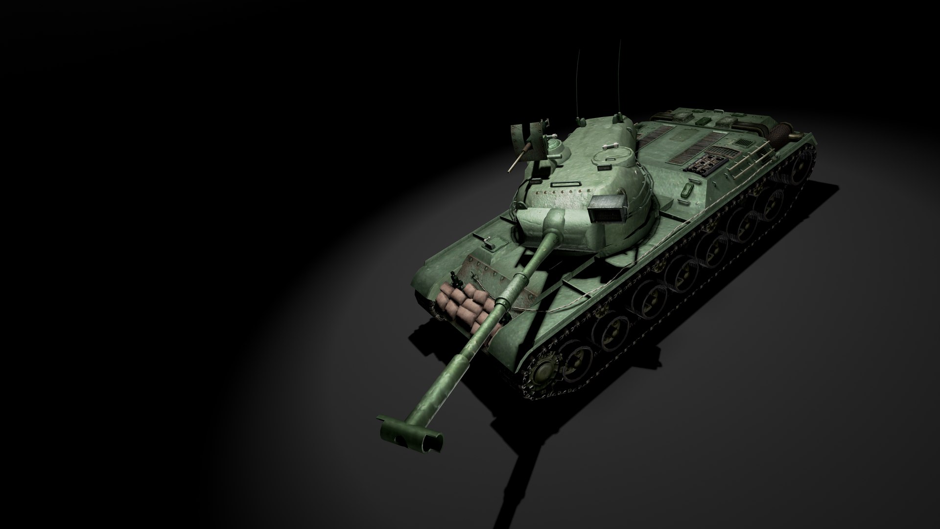 Sta-1 tank 3D model - TurboSquid 1317677