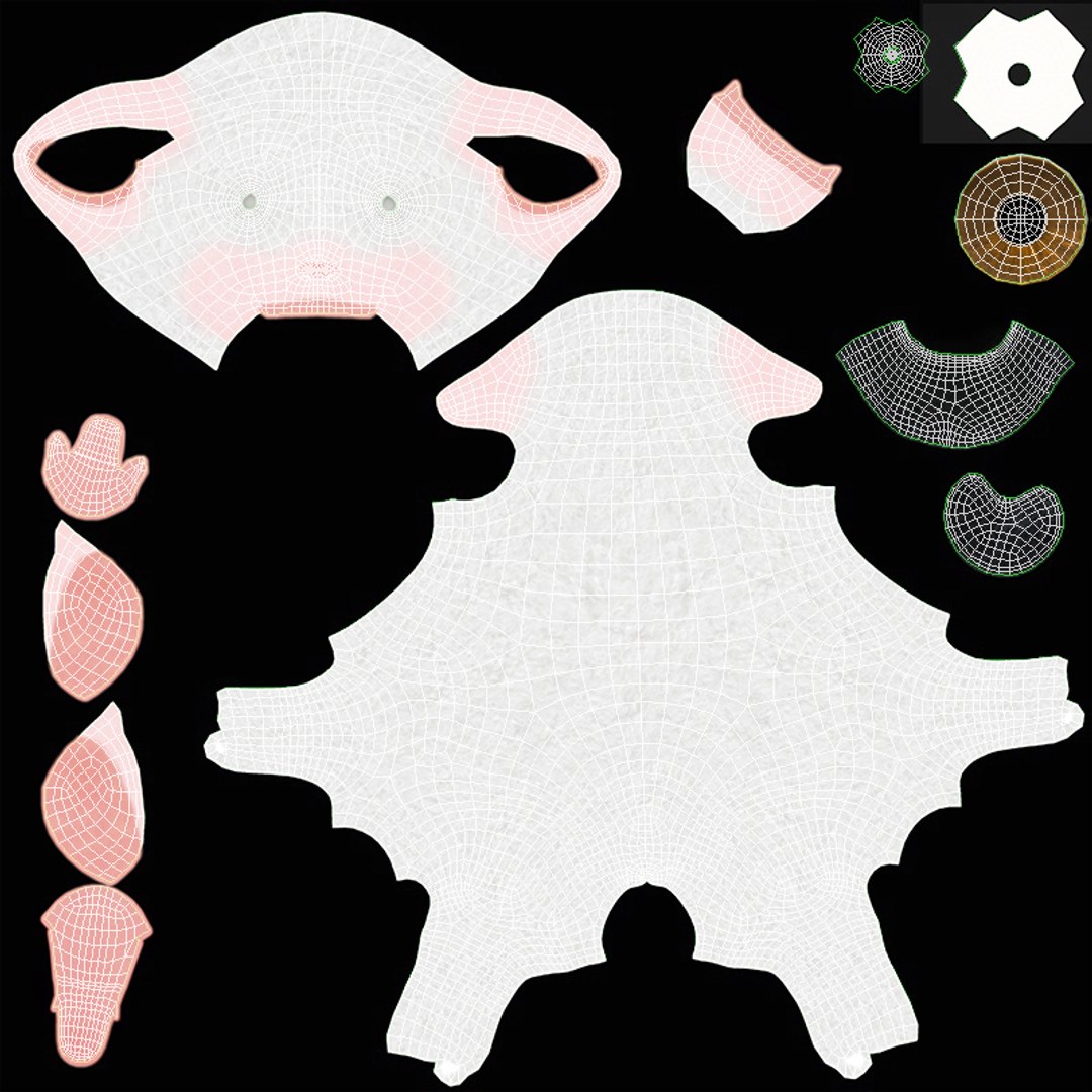 3d Model Of Cartoon Boy Lamb Rigged