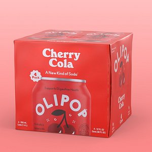 Olipop Cherry Cola 4 Pack Box