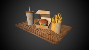 Fast Food Packaging Set