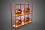 TRAY ROW ARRAY SHELF RACK ROTARY HYDROPONIC PLANT GARDEN INDOOR 3D model