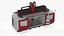 Heavy-Duty Milling Machine with Dual-Axis Gantry Red