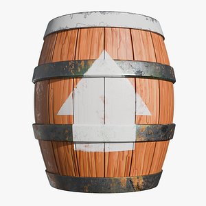 Donkey Kong Cannon Barrel 3D model