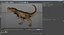 Tyrannosaurus Rex with Skeleton Fossil Rigged Collection for Cinema 4D