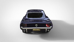 3d mustan gt 1967 model
