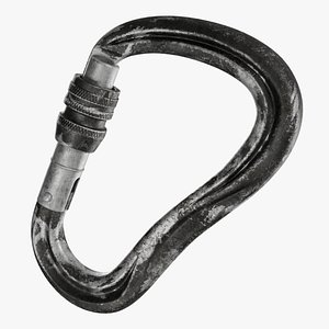 3D Carabiner 02 h model