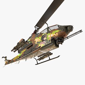 Bell AH-1S Cobra JGSDF Wakana Kisarazu Complex Animation --10--