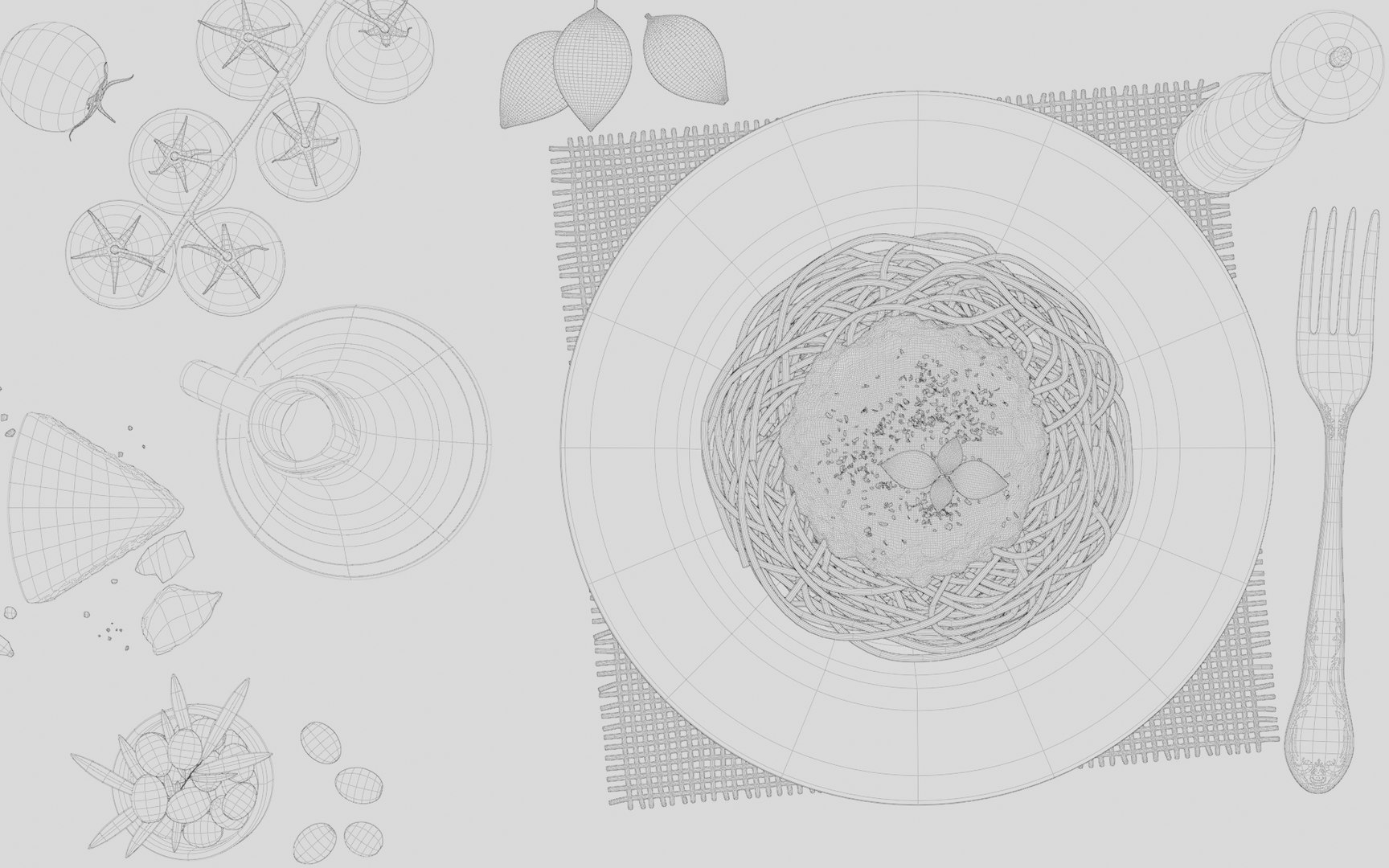 Pasta Plate 3d Scene 3D https://p.turbosquid.com/ts-thumb/D3/jlgshv/Q8/pastaplatewireframe01/png/1743602943/1920x1080/fit_q87/504ce873ed084f1cf8f4873a97a998d76f4ccd4b/pastaplatewireframe01.jpg