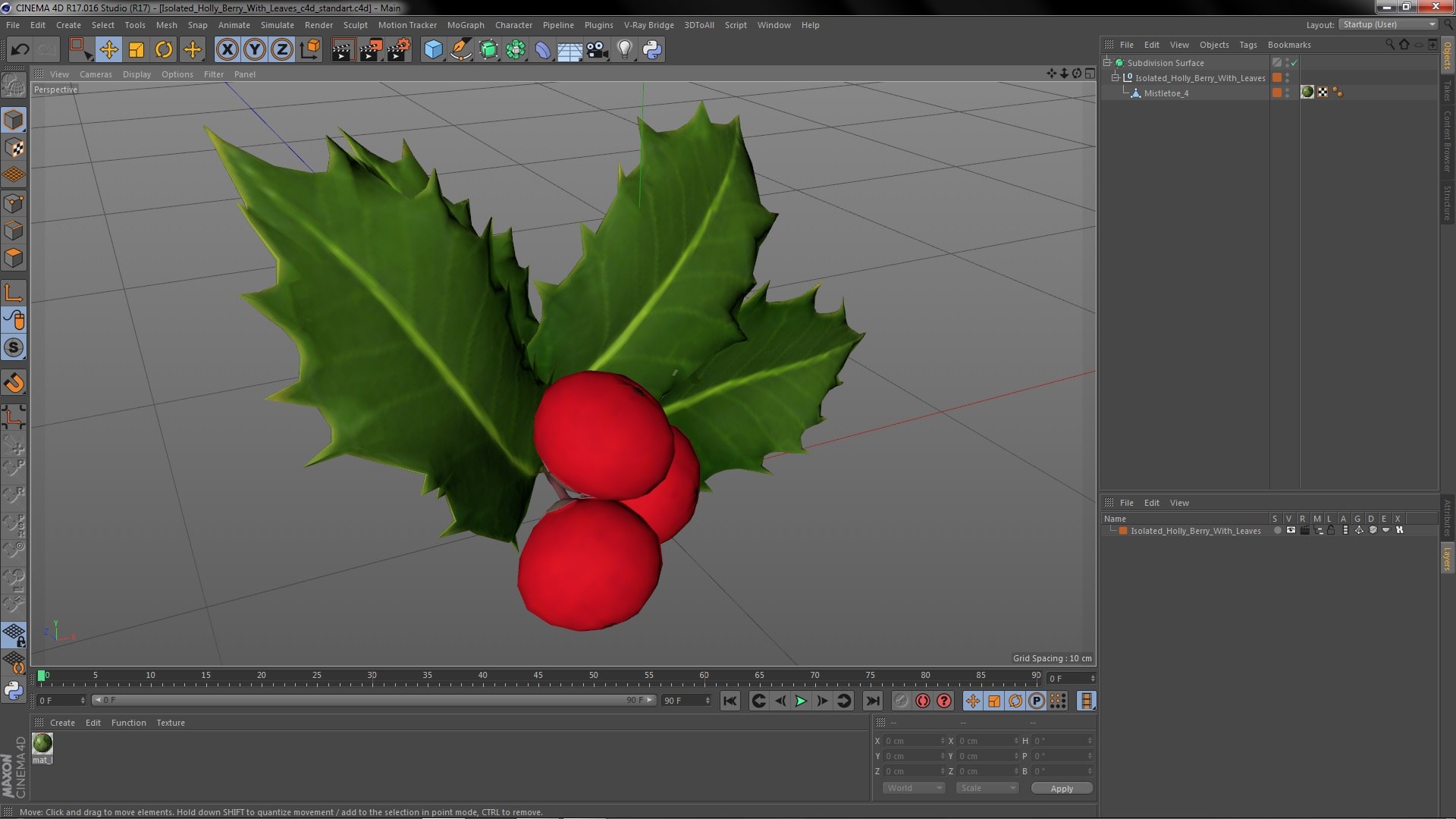 3D Isolated Holly Berry With Leaves https://p.turbosquid.com/ts-thumb/D3/mk7uN4/mU/isolatedhollyberrywithleaves3dsmodel024/jpg/1684958731/1920x1080/fit_q87/9829a0e11ddd95e591911de3a9522f91520dbdc9/isolatedhollyberrywithleaves3dsmodel024.jpg