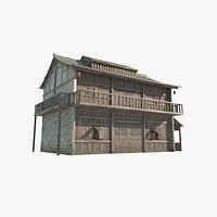 Ancient buildings and dwellings in Asia