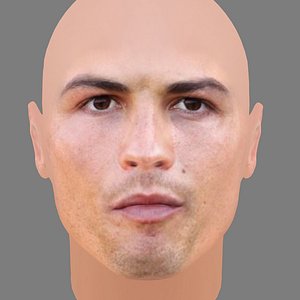 cristian ronaldo head obj