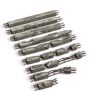 3ds max rubble piles