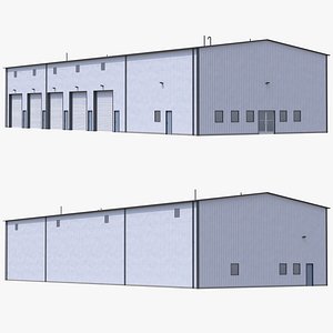 3D Industrial Building 36 PBR