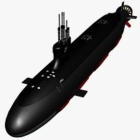 US Navy USS Seawolf Submarine