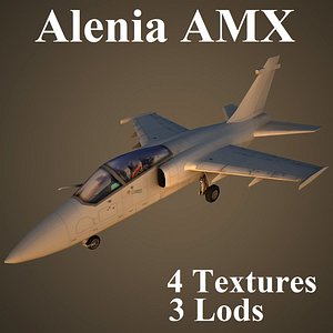 alenia amx 3d model