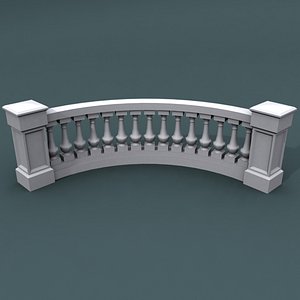 Balustrade 002_bend15pole
