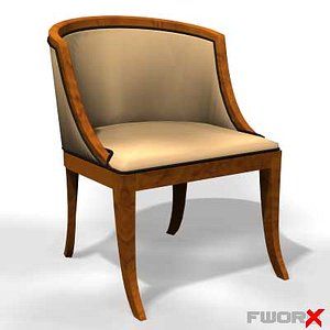 armchair old fashioned 3d max