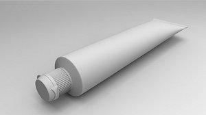 obj toothpaste tube